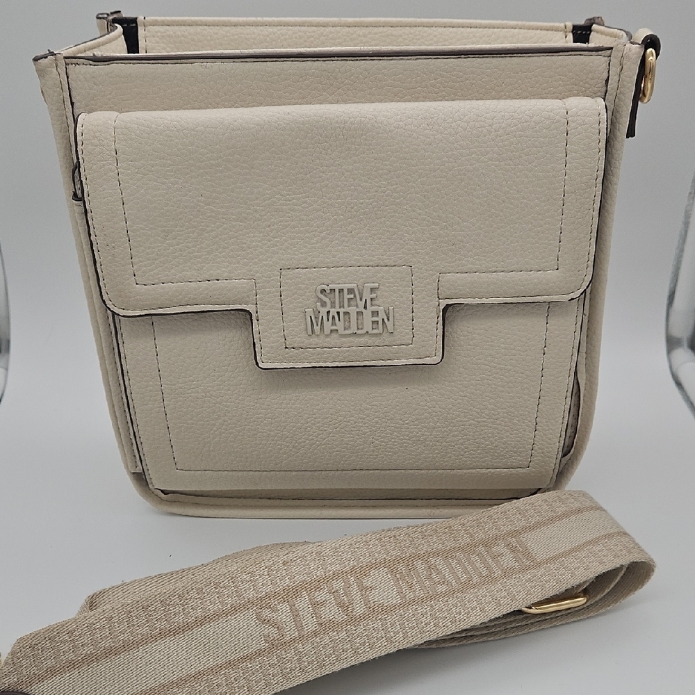 Steve Madden Beige Crossbody Bag